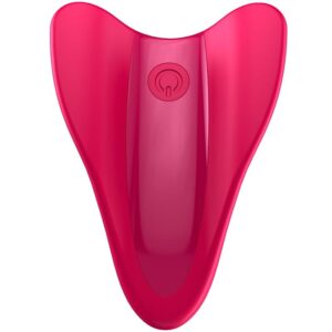 Satisfyer Vibrator-High Fly Fingervibrator Fuchsia-Silikon