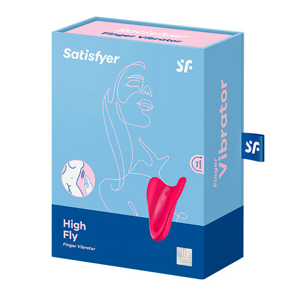 Satisfyer Vibrator-High Fly Vibrator für Finger Fuchsia-Silikon · Vibratoren (Bild 6)