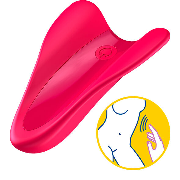 Satisfyer Vibrator-High Fly Vibrator für Finger Fuchsia-Silikon · Vibratoren (Bild 3)