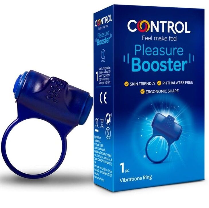 Control Toys-Ring Vibrator Verstärker Freude-Silikon · Penisringe & -hüllen
