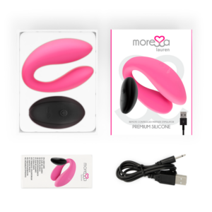 Moressa-Lauren Stimulator mit Fernbedienung für Paar-Silikon · Vibratoren (Bild 6)