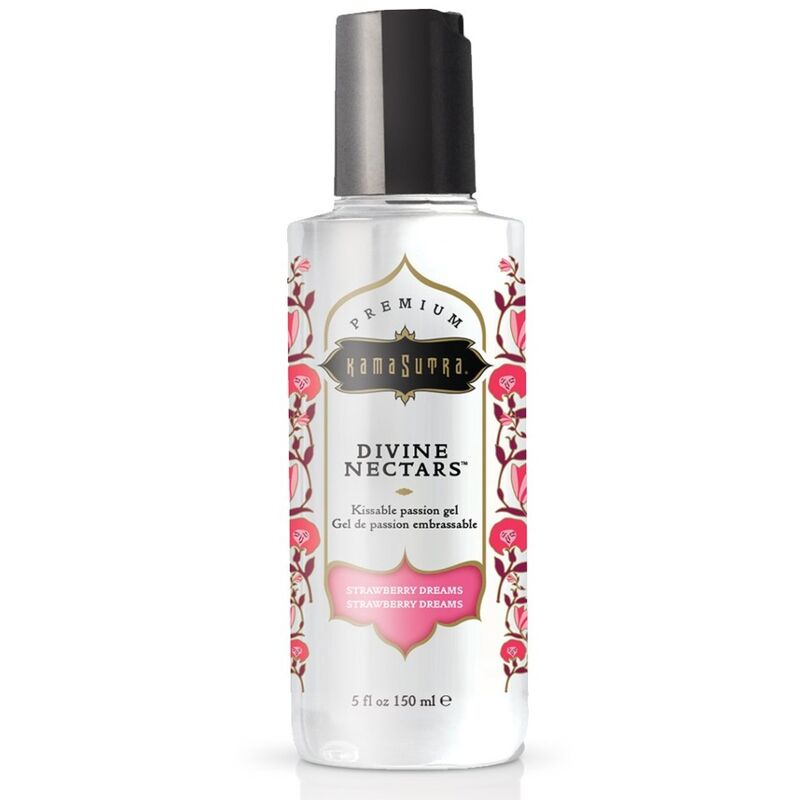 Kamasutra Cosmetics-Divine Nectars Strawberry Dream Gleitgel · Kosmetika & Aphrodisiaka
