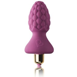 Rocks-off-Ass-berries Analplug Himbeere-Silikon, 7 Stufen