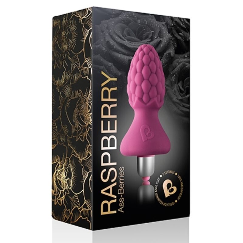 Rocks-Off-Ass-berries Analplug Himbeer-Silizium, 7 Geschwindigkeiten · Vibratoren (Bild 2)