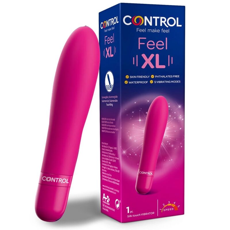 Control Toys-Feel Xl Vibrator Typ Bullet-Silikon, 5 Geschwindigkeiten · Vibratoren