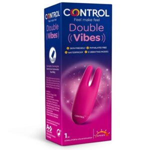 Control Toys-Double Vibes Stimulator-Silikon, 5 Geschwindigkeiten · Vibratoren (Bild 3)