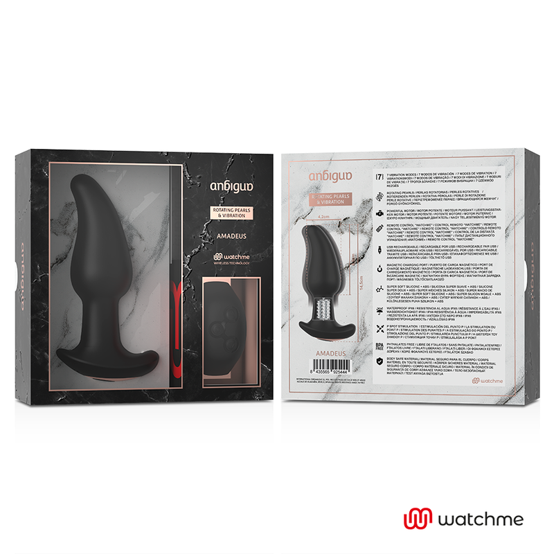 Anbiguo-Amadeus Analplug Vibrator drehbare Perlen · Vibratoren (Bild 6)