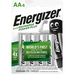 Energizer-Batterien wiederaufladbar Aa, Blisterpackung 4-Rechargeable · Batterien & Zubehör
