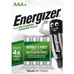 Energizer-Batterien aufladbar Aaa, Blisterpackung 4-Rechargeable · Batterien & Zubehör
