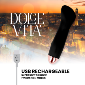 Dolce Vita Vibrator Wiederaufladbar 7 Geschwindigkeit-Silikon · Vibratoren (Bild 4)