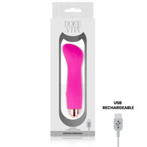 Dolce Vita Vibrator Wiederaufladbar 7 Geschwindigkeit-Silikon · Vibratoren (Bild 8)