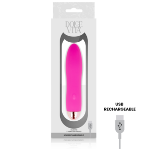 Dolce Vita-Vibrator Wiederaufladbar Four 7 Geschwindigkeit-Silikon · Vibratoren (Bild 8)