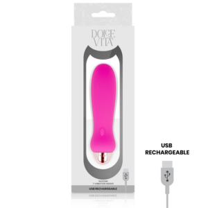 Dolce Vita-Vibrator Wiederaufladbar Five 7 Geschwindigkeit-Silikon · Vibratoren (Bild 6)