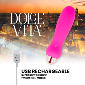 Dolce Vita-Vibrator Wiederaufladbar Five 7 Geschwindigkeit-Silikon · Vibratoren (Bild 8)
