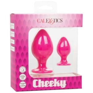Calexotics-Cheeky Analplug Rosa-Silikon, Wasserdicht, Saugnapf · BDSM-Zubehör (Bild 9)