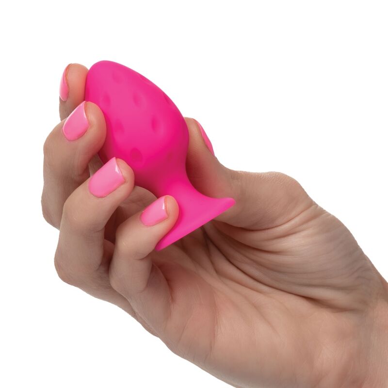 Calexotics-Cheeky Analplug Rosa-Silikon, Wasserdicht, Saugnapf · BDSM-Zubehör (Bild 4)