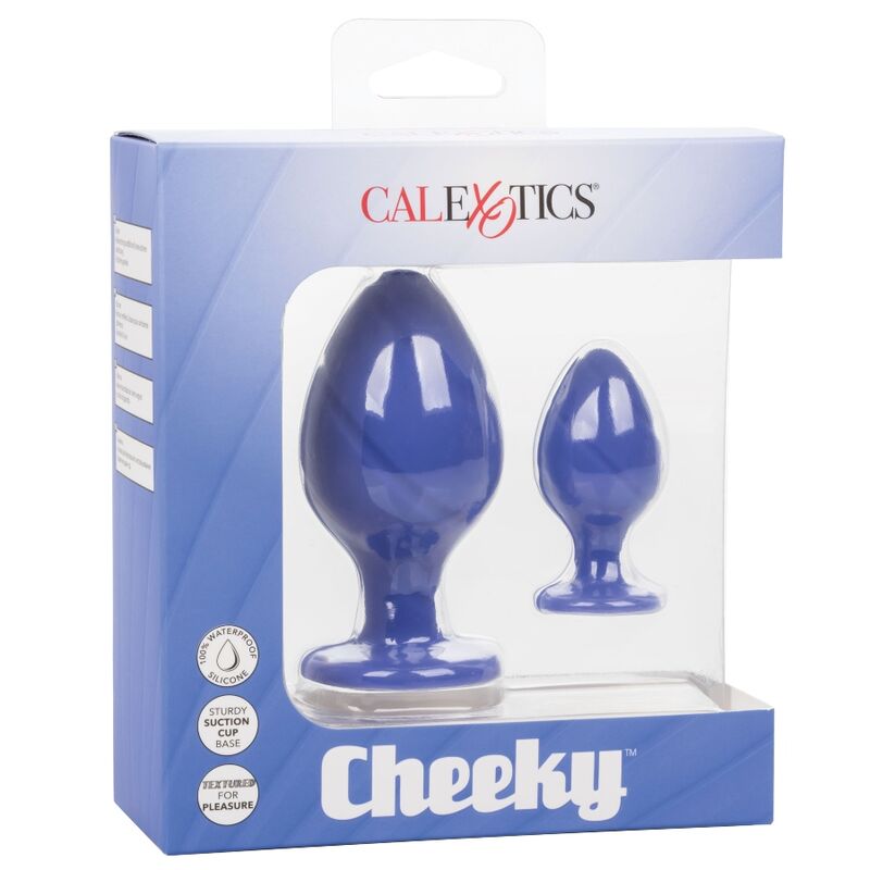 Calexotics-Cheeky Analplug Lila-Silikon, Wasserdicht, Saugnapf · BDSM-Zubehör (Bild 9)
