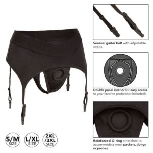 Calexotics-Boundless Harness Strap-on Typ Stiefel mit Strumpfhose · Strap-on & Harness (Bild 6)