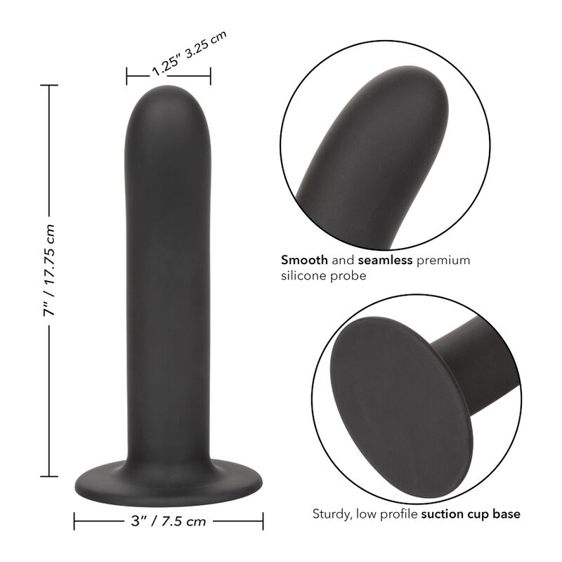 Calexotics-Boundless Dildo 17.8 cm-Silikon, Wiederaufladbar · Strap-on & Harness (Bild 3)