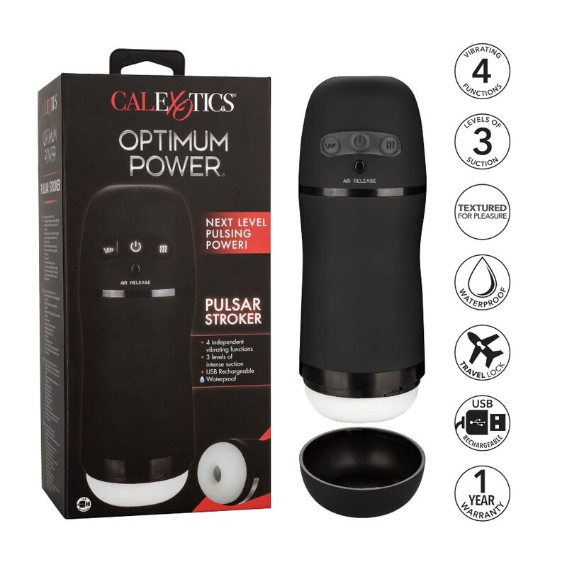 Calexotics-Optimum Power Masturbator Vibrierend · Masturbatoren (Bild 3)