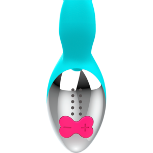 Happy Loky-Miki Rabbit Vibrator Türkis, Usb · Vibratoren (Bild 5)