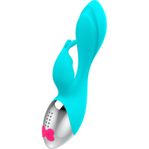 Happy Loky-Miki Rabbit Vibrator Türkis, Usb · Vibratoren (Bild 6)