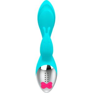 Happy Loky-Miki Rabbit Vibrator Türkis, Usb · Vibratoren (Bild 4)