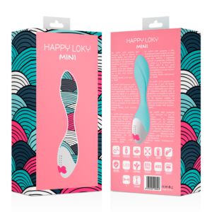 Happy Loky-Mini Fun Vibrator Türkis, Usb Wiederaufladbar-Silikon · Vibratoren (Bild 8)