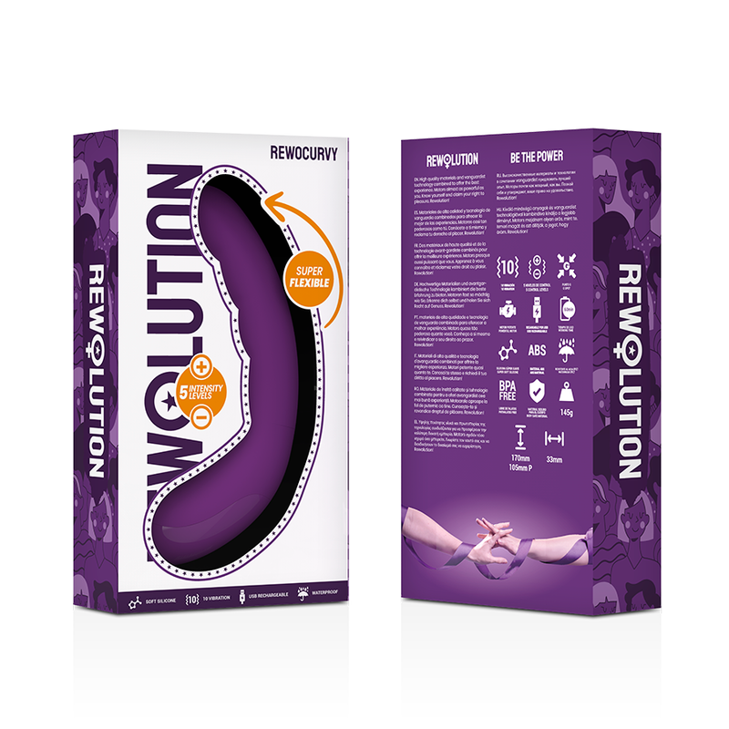 Rewolution-Rewocurvy Vibrator Wiederaufladbar Flexibel in Silikon, 10 · Vibratoren (Bild 7)