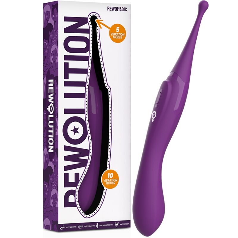 Rewolution-Rewomagic Stimulator-10 Geschwindigkeiten, Wiederaufladbar, USB · Vibratoren