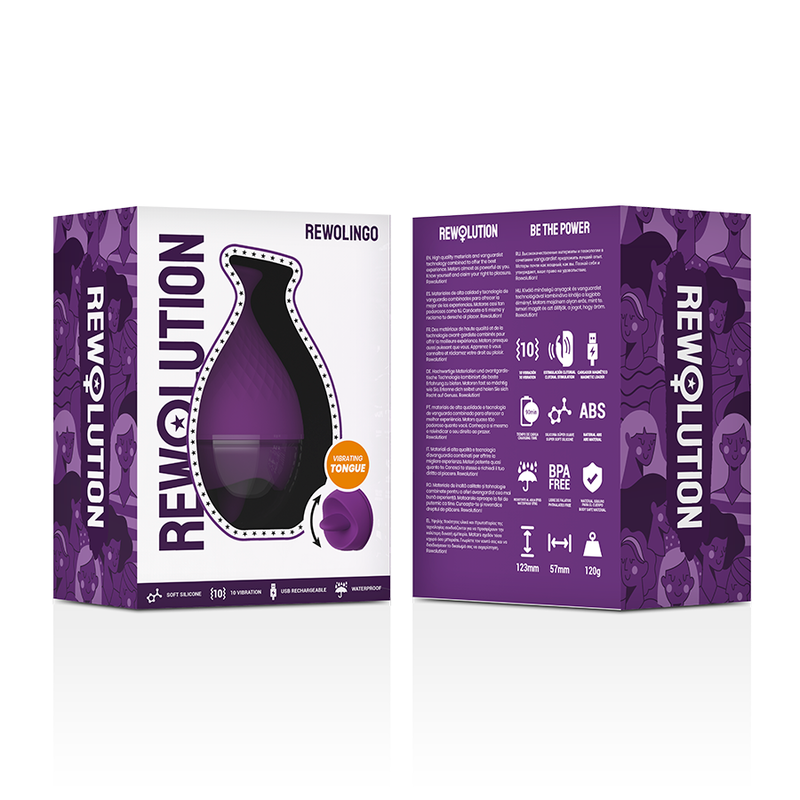 Rewolution-Rewoling Vibrator mit Lingua-10 Geschwindigkeiten, Wiederaufladbar · Vibratoren (Bild 6)