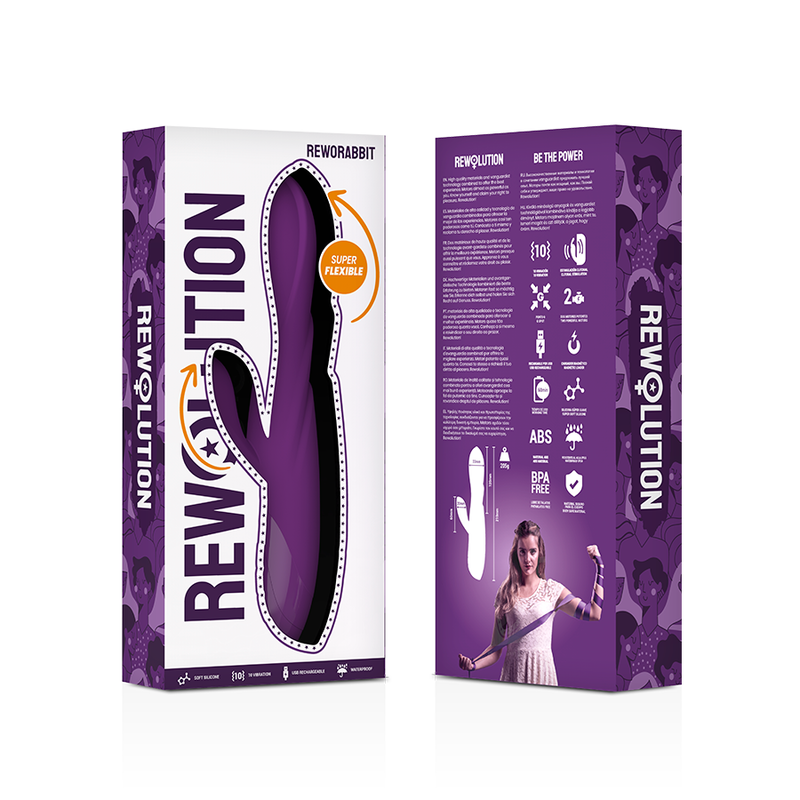 Rewolution-Reworabbit Vibrator Flexibel Mit Rabbit, Stimulieren · Vibratoren (Bild 7)