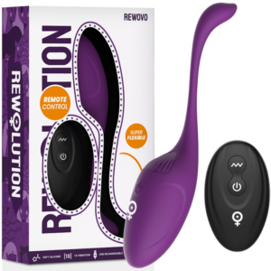 Rewolution-Revovo Ei Vibrator mit Fernbedienung-Silikon, 10 Geschwindigkeiten · Vibratoren
