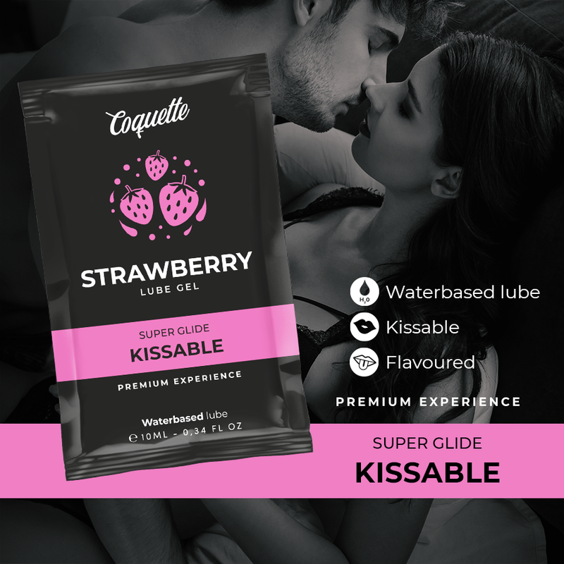 Coquette Cosmetics-Gleitgel auf Wasserbasis Geschmack Erdbeeren · Gleitgel (Bild 3)