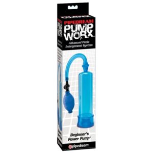Pump Worx-Power Pump für Transparent Anfänger – Blau-PVC · Sextoys (Bild 2)