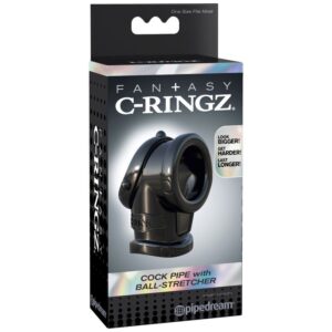 Fantasy C-Ringz-Cock Pipe mit Ball Stretcher-TPR · Penisringe & -hüllen (Bild 4)