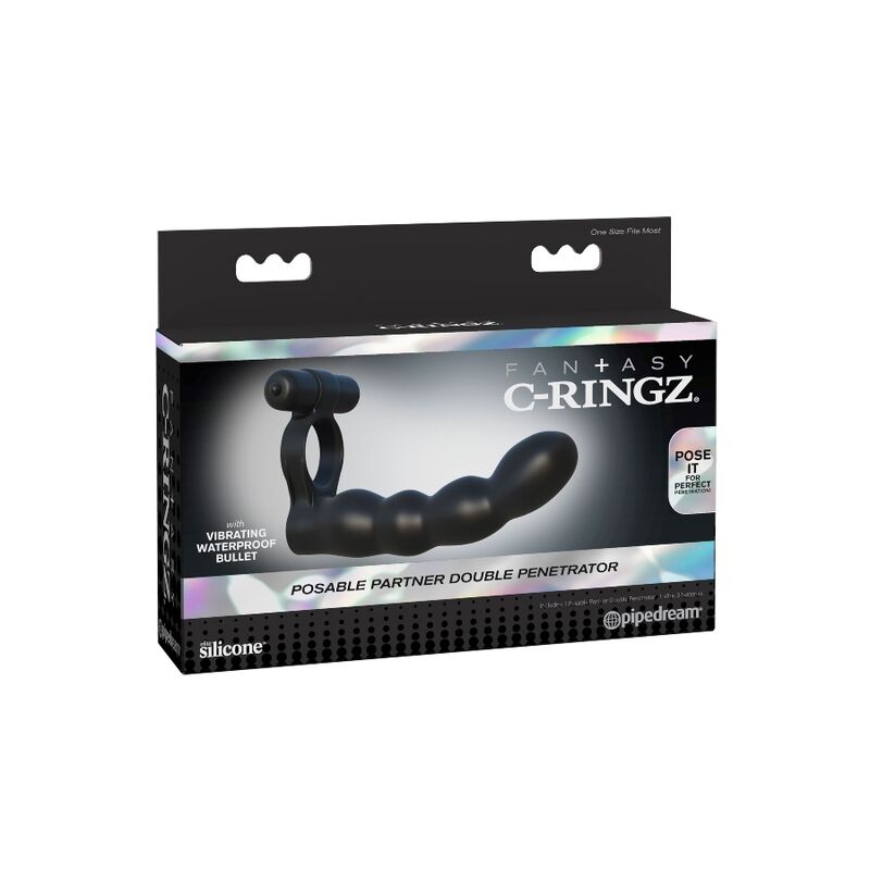 Fantasy C-Ringz-möglich Doppel-Silikon Penetrator, Wasserdicht · Penisringe & -hüllen (Bild 8)
