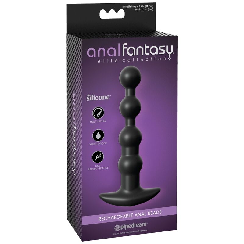Anal Fantasy Elite Collection-Analkugeln Wiederaufladbar-Silizium · Sextoys (Bild 3)