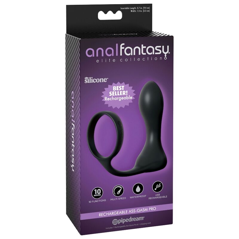 Anal Fantasy Elite Collection-Ass-Gasm Pro Wiederaufladbar-Silikon · Sextoys (Bild 3)