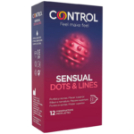 Control Condoms-Sensual Dots & Lines Kondom Textured, 12 · Kondome