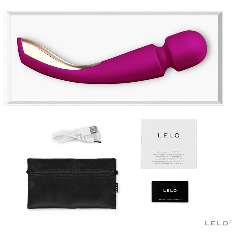 Lelo-Smart Wand Medium 2 Lila-Silikon Massagegerät, 10 Geschwindigkeiten, USB · Vibratoren (Bild 5)