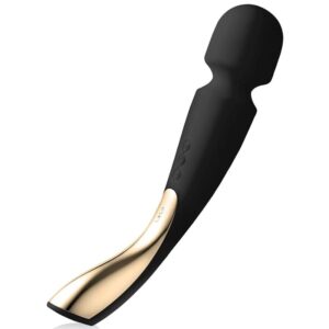Lelo-Smart Wand 2 Medium Schwarz Massager-Silikon, 10 Stufen