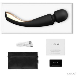 Lelo-Smart Wand 2 Medium Schwarz Massager-Silikon, 10 Geschwindigkeiten · Vibratoren (Bild 3)