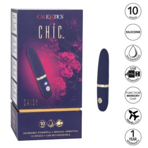 Calexotics-Chic Daisy Mini Massagegerät-Silikon, 10 Geschwindigkeiten · Vibratoren (Bild 5)