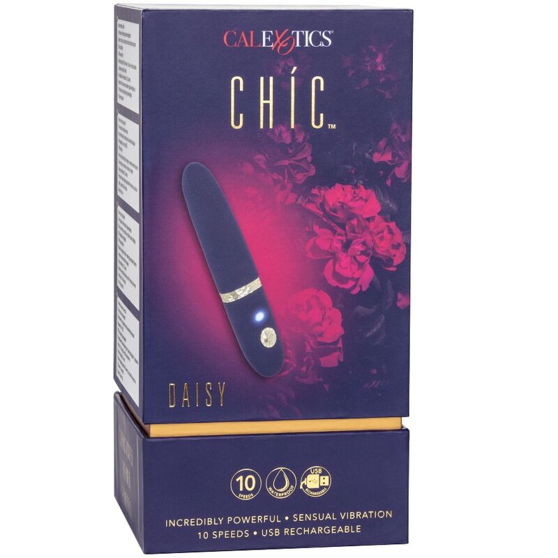 Calexotics-Chic Daisy Mini Massagegerät-Silikon, 10 Geschwindigkeiten · Vibratoren (Bild 4)