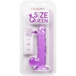 Calexotics-Size Queen Dildo Purple 15.3 cm-TPR, Wasserdicht · Vibratoren (Bild 4)