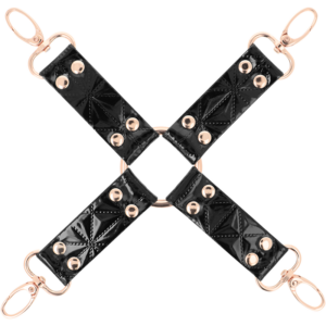 Begme Black Edition-Black Edition Vegan Leather Hog Tie-Metal · Sextoys