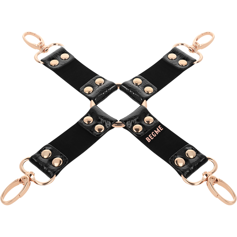 Begme Black Edition-Black Edition Vegan Leather Hog Tie-Metal · Sextoys (Bild 4)