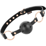 Begme Black Edition-Black Edition Kugelbiss aus veganem Leder · Sextoys