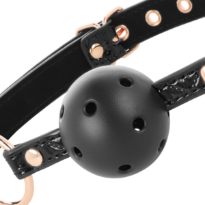 Begme Black Edition-Black Edition Kugelbiss aus veganem Leder · Sextoys (Bild 6)